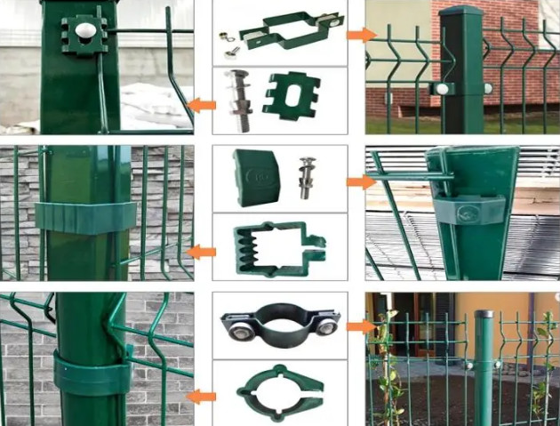 Green High 2230mm V Mesh Horse Fencing Low Carbon Steel Wire