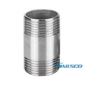 China 304 Stainless Steel Pipe Nipple NPT Class 150 Casting Fitting factory