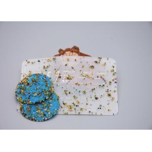 Colour Printed Custom Silicone Logo Patch Glossy / Matt Transparent