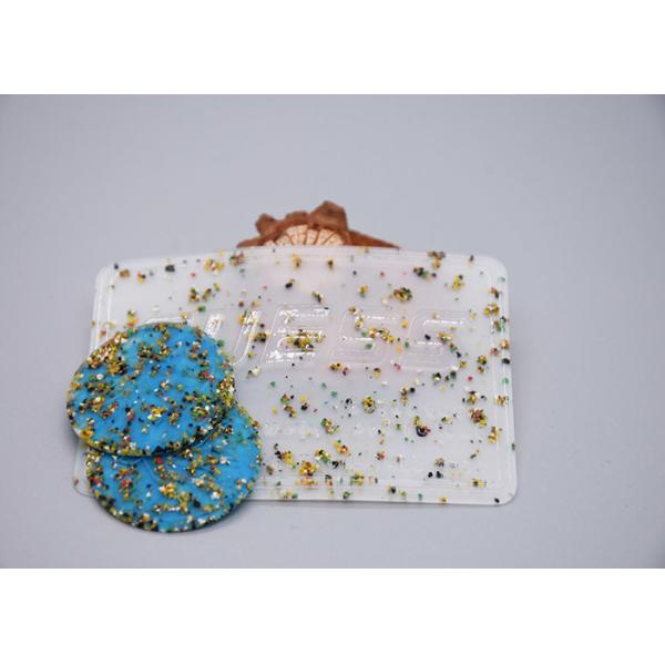 China Colour Printed Custom Silicone Logo Patch Glossy / Matt Transparent factory