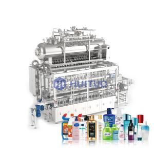 China Automatic Anti Corrosive Linear Flow Meter Filling Machine For Highly Acid Toilet Cleaner factory