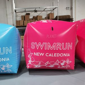 Custom Air Sealed Inflatable Cubic Buoy Inflatable Floating Square Buoy For