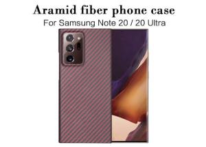 China Matte Surface Aramid Fiber Phone Case For Samsung Note 20 Carbon Case factory