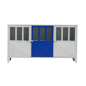 China 3 Drawers Steel Front Locking Low Storage Cabinet Metal Home Storage Furniture factory