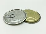 Gold Color Metal Can Lids Small Size Non Spill For Food Storage Containers