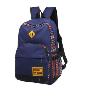 China Chinese style dark blue student backpacks mochilas de moda mochila feminina купить рюкзак factory