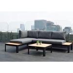 Aluminum Modular Garden Furniture L172xW72xH43cm AJUNION Outdoor Chaise