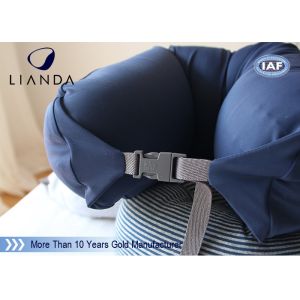 Car Accessories Gray Neck Travel Pillow , Memory Foam Head Pillow With Different