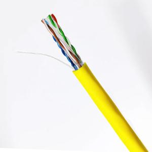 China 500MHz 23AWG UTP CAT6A Cable PVC Cable 1000FT CMP-LP 0.5A For Network Transfer factory