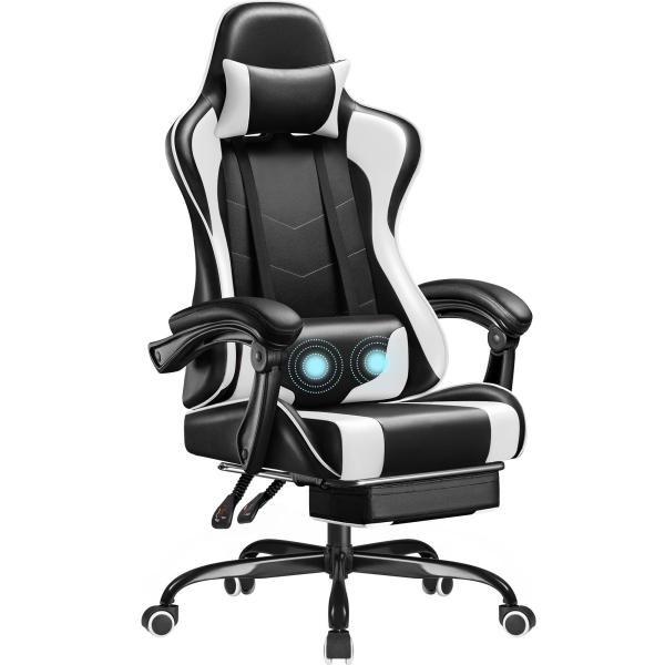 Video Racing Gaming Chair with Swivel Seat and Ergonomic Design Item Weight 41.9