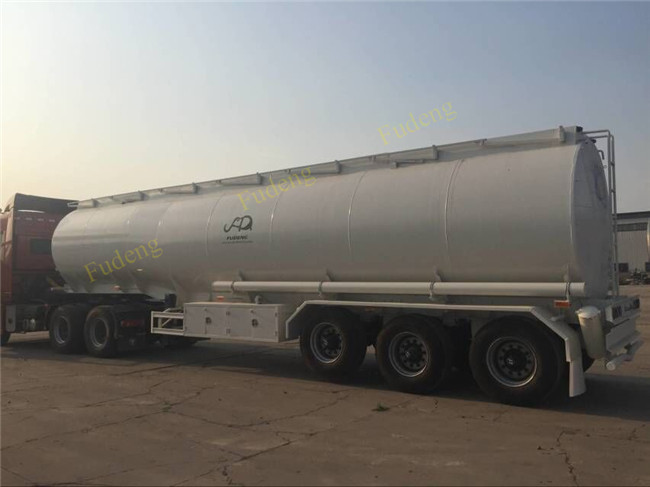 55 cbm fuel tanker Semi Trailer large capacity carbon steel material price