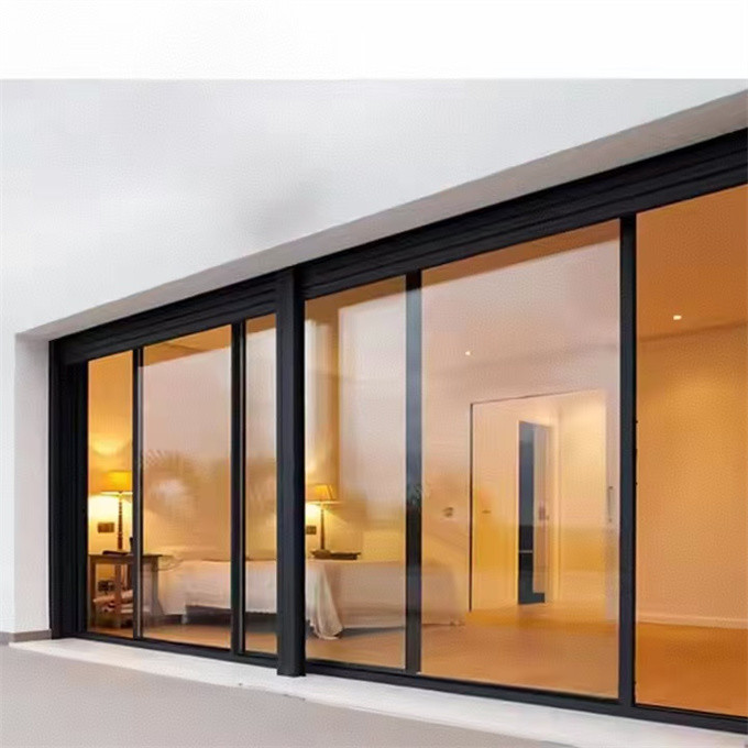Aluminum Narrow Frame Sliding Doors for Waterproof Window Solution