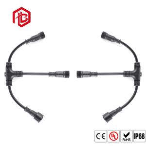 China 3000 Times 5 Pin IP65 T Type Waterproof Connectors factory