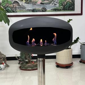 China Assembly Required Bioethanol Fireplace Indoor Carbon Steel Stainless Steel Freestanding factory