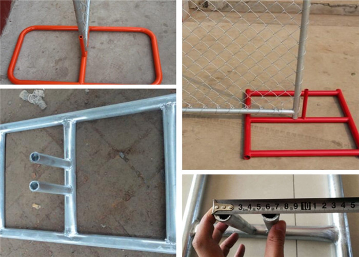 60x60mm Holes 3.0mm Wire Chain Link Mesh Fence Temporary For Australia Market