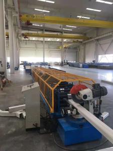 China Steel Downspout Pipe Roll Forming Machine 7.5kw low noise high efficiency factory