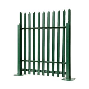 China European Style Metal Palisade Fencing Steel Galvanized For Road And Railway factory