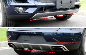 China Porsche Macan 2014 Auto Body Kits / Front and Rear Bumper Skid Plate factory