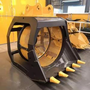 China Rotating Screening Bucket Rotating Screening Bucket Excavator Rotating Screening Bucke Crusher Bucket Suitable 36 Tonne factory