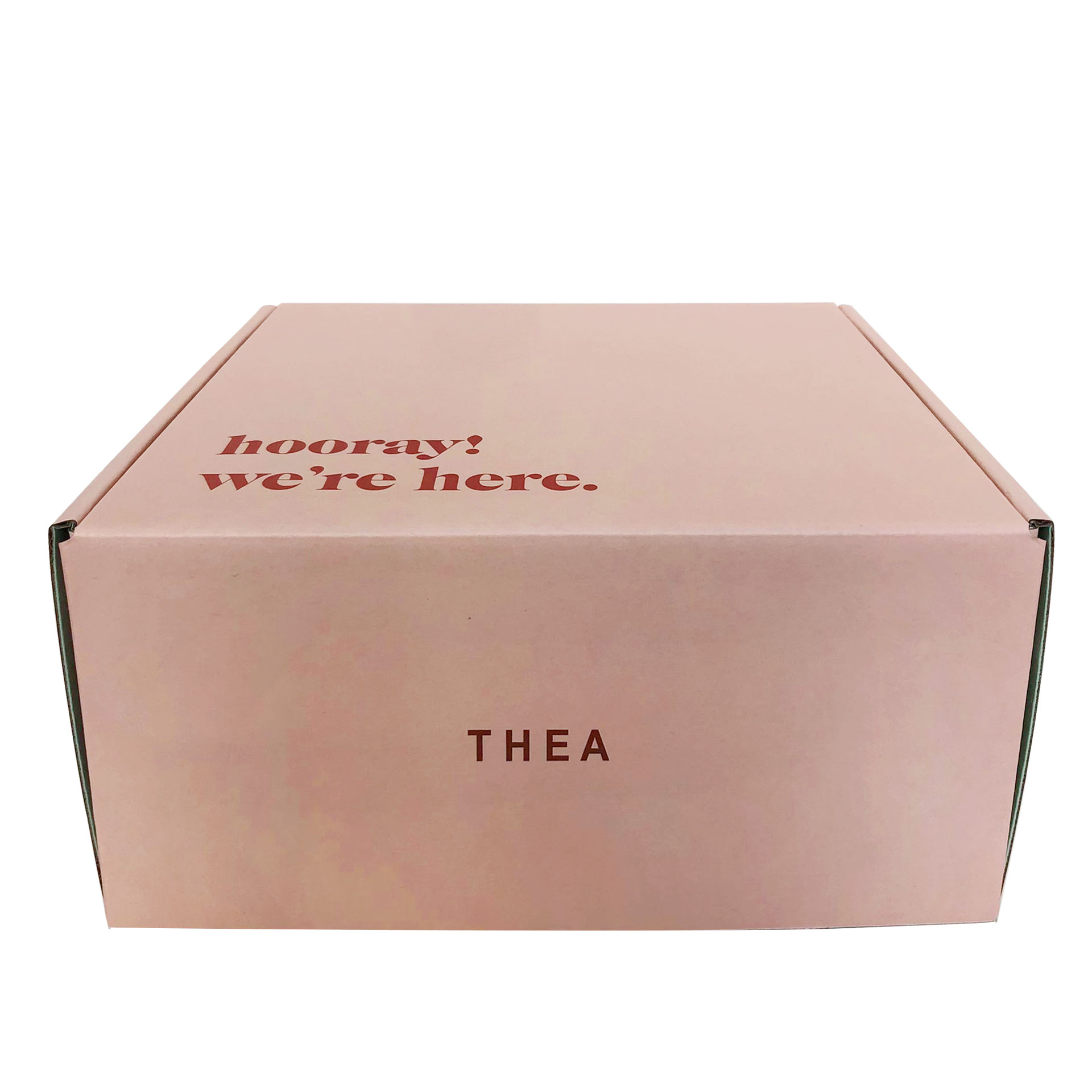 300g CCNB flute Custom Printed Folding Kraft Mailer Box for Household Products Shipping