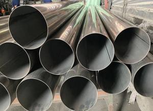China Round Black Welded Stainless Steel Pipe 6mm 304L Polishing Surface factory