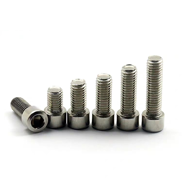 DIN912 Standard Plain Finish Hexagon Socket Head Cap Screw Bolt M2 M2.5 M3 M4 M5 M6 M8