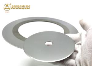 China Custom Size Carbide Disc Cutter For Cutting Cardboard / Paper / Tobacco factory