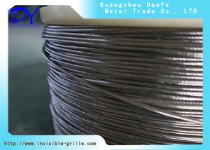 China Insulating Core Connection Alarm Stainless Steel Coil Wire For Safety Invisible Grille Systems factory