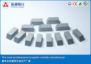 China Cemented Tungsten Carbide Saw Tips US standard Moldel 14.7 g/cm³ Density factory