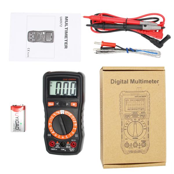 China Mini LCD Digital Multimeter 1MHz 10MHz 200kΩ 2MΩ Overload protection factory
