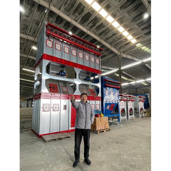 Modular Pulse Jet Pulse Bag Dust Collector With PLC Control Airflow 1000