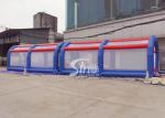Outdoor commercial Kids N adults inflatable football assault course for