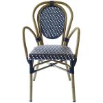 Non Perishable French Bistro Rattan Garden Dining Chairs