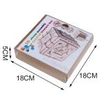 INS Nordic Wooden Block Puzzle Toys 3d Wooden Puzzle Box Mechanical