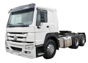 China 336HP 371HP Used Howo A7 420 Tractor Head HW76 Trailer Truck factory