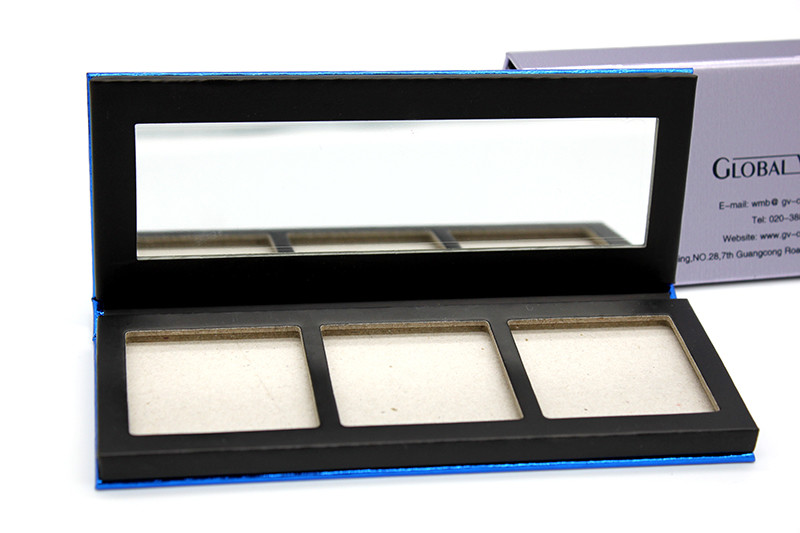 Customized Unique Eyeshadow Palette CMYK PMS Printing With Mirror