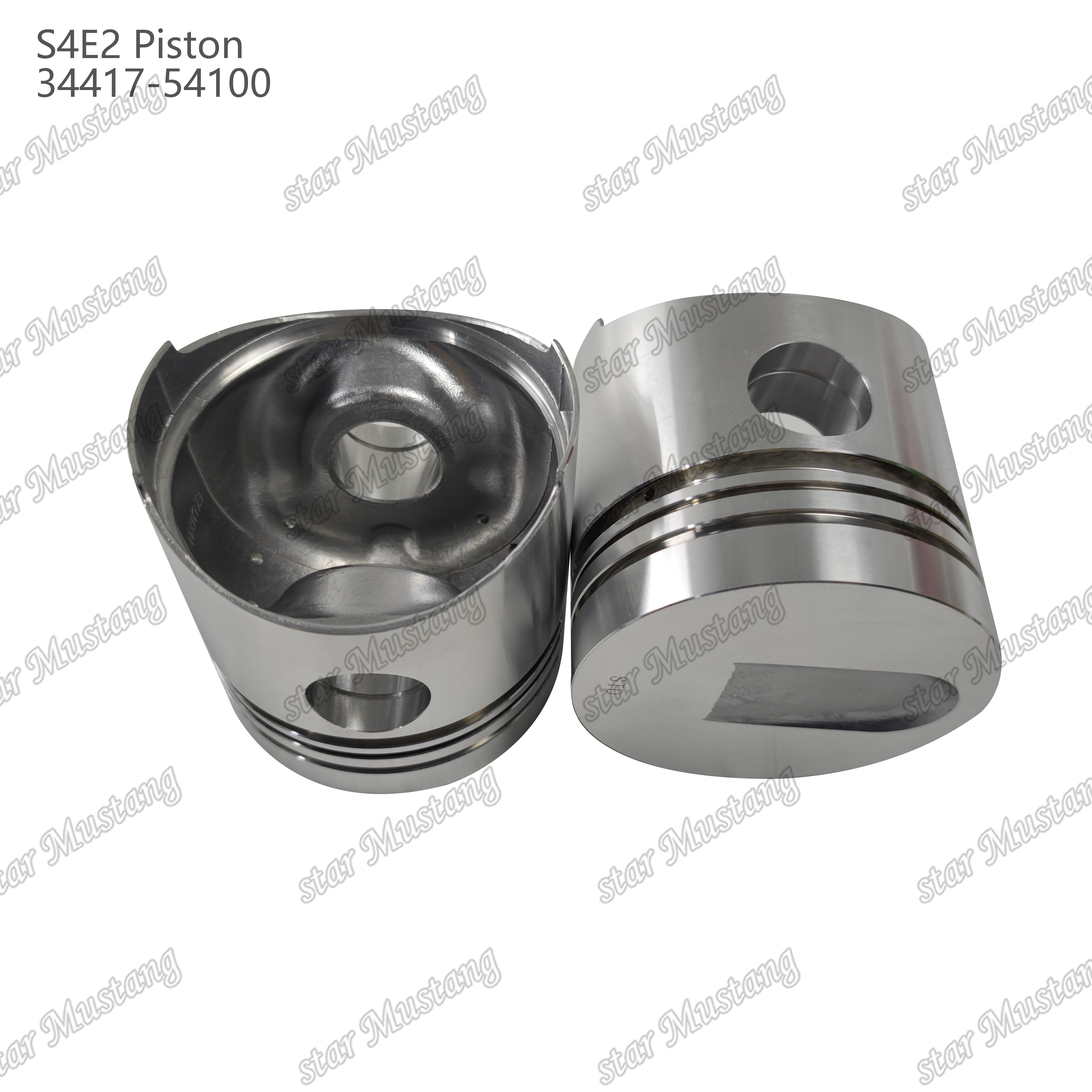 S4E2 Engine Piston Height 98mm Diamater 98mm Pin Hole 28mm 34417-54100 For Mitsubishi Engine Spare Parts