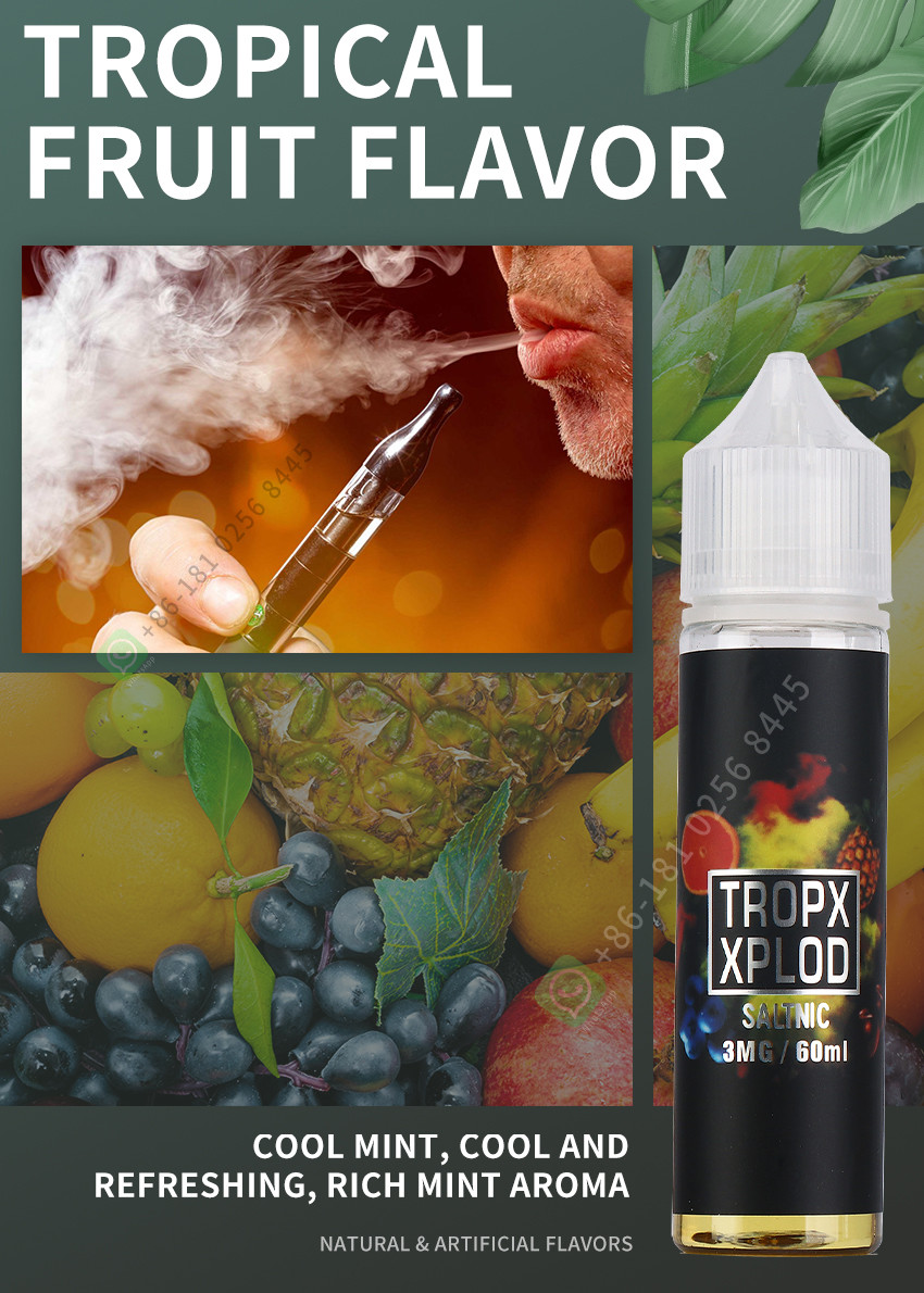 Nicotine E-Liquid Vape Juice E-Cigarette Vaping Liquid 30ml 60ml Vape Juice Orange Taste