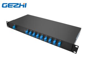 China Dual Fiber 1310nm 1x8 CH Optical CWDM Mux Demux Module factory