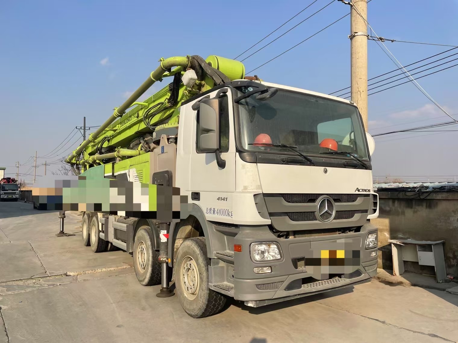 2019 Zoomlion Concrete Pump Truck 63 Meters Long Boom Pump Truck Customized Extended Pump Pipe