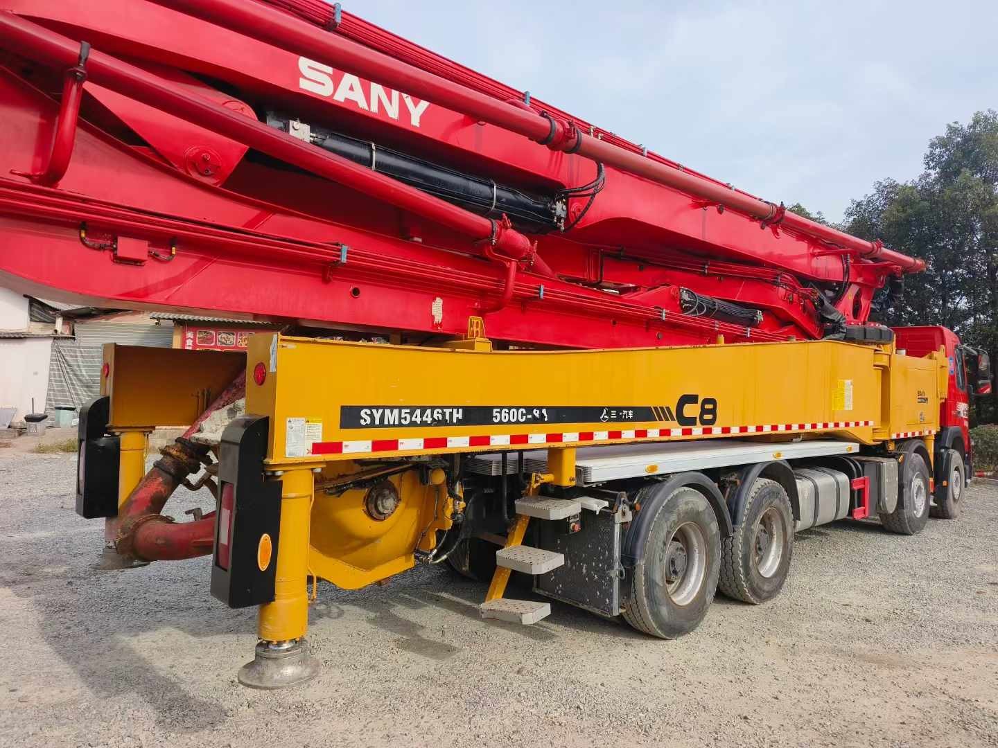 2020 SANY Concrete Mixer 56m Installed on Volvo Chassis for Concrete Pump and Hopper Accessory
