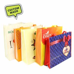 China Reusable Grocery Non Woven Shopping Bag In Bulk 80g-130g factory