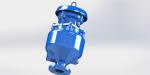 Expory Coated DN200 Sewage Air Release Valve Without Spill SS316 Interal Parts
