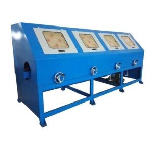 China Safe Operating Automatic Buffing Machine , Sheet Polishing Machine PLC Control on sale