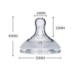 Customized Size Dummy Breast For Baby , One Piece Newborn Loves Pacifier