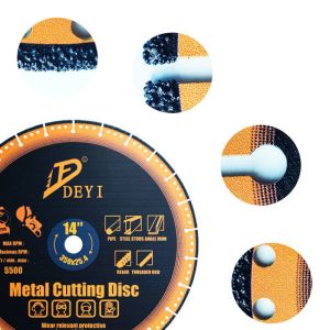 Multipurpose 8mm Segment Stone Diamond Cutting Disc 350mm Vacuum Brazed