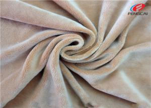 China Warp Knitting Korea KS 4 Way Stretch Velvet Fabric For Dresses , Glitter Stretch Fabric factory