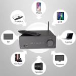 Home Stereo Bluetooth Amplifier For Speakers 2 Channel Mini Class D Audio Stereo