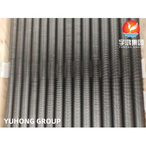 A179 Finned Tube Heat Exchanger Tube AL 1060 Fin L Type Extruded Embeded Type
