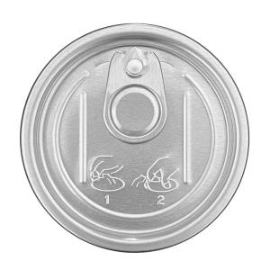 China Waterproof Recycled Easy Open Lid For Metal Coffee Tin Can factory